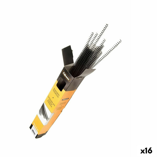Spiraler Fellowes 100 Delar Bindande Svart Metall (Ø 8 mm) (16 antal)-Kontor och Kontorsmaterial, Kontorsmaterial-Fellowes-peaceofhome.se