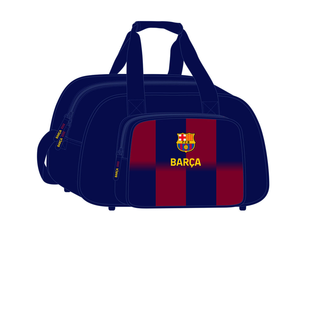 Sportväska F.C. Barcelona 25/26 40 x 24 x 23 cm-Kontor och Kontorsmaterial, Skol- och utbildningsmaterial-F.C. Barcelona-peaceofhome.se