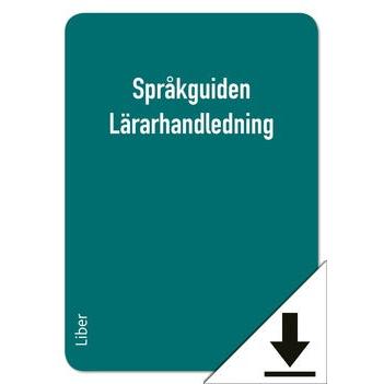 Språkguiden Lärarhandledning (nedladdningsbar)-Digitala böcker-Liber-peaceofhome.se