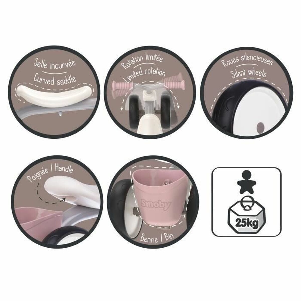 Springcykel Smoby Rookie-Leksaker och spel, Sport och utomhus-Smoby-peaceofhome.se