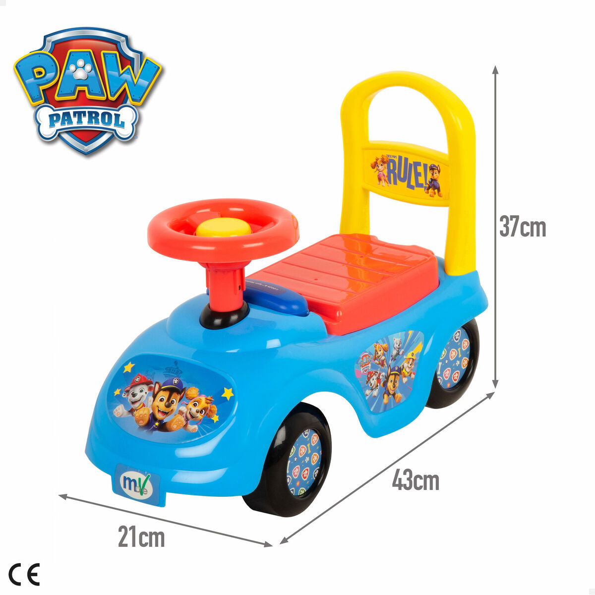 Springcykel The Paw Patrol 43 x 37 x 21 cm (2 antal)-Leksaker och spel, Sport och utomhus-The Paw Patrol-peaceofhome.se