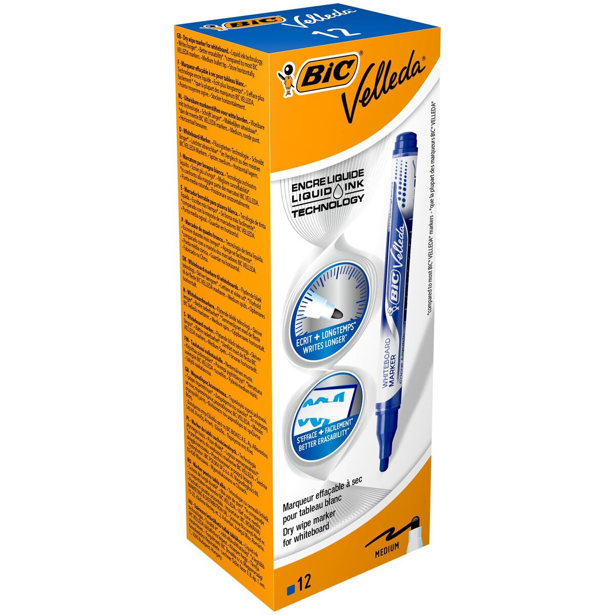 Spritpenna Bic 902087 Blå-Kontor och Kontorsmaterial, konst och hantverk-Bic-peaceofhome.se