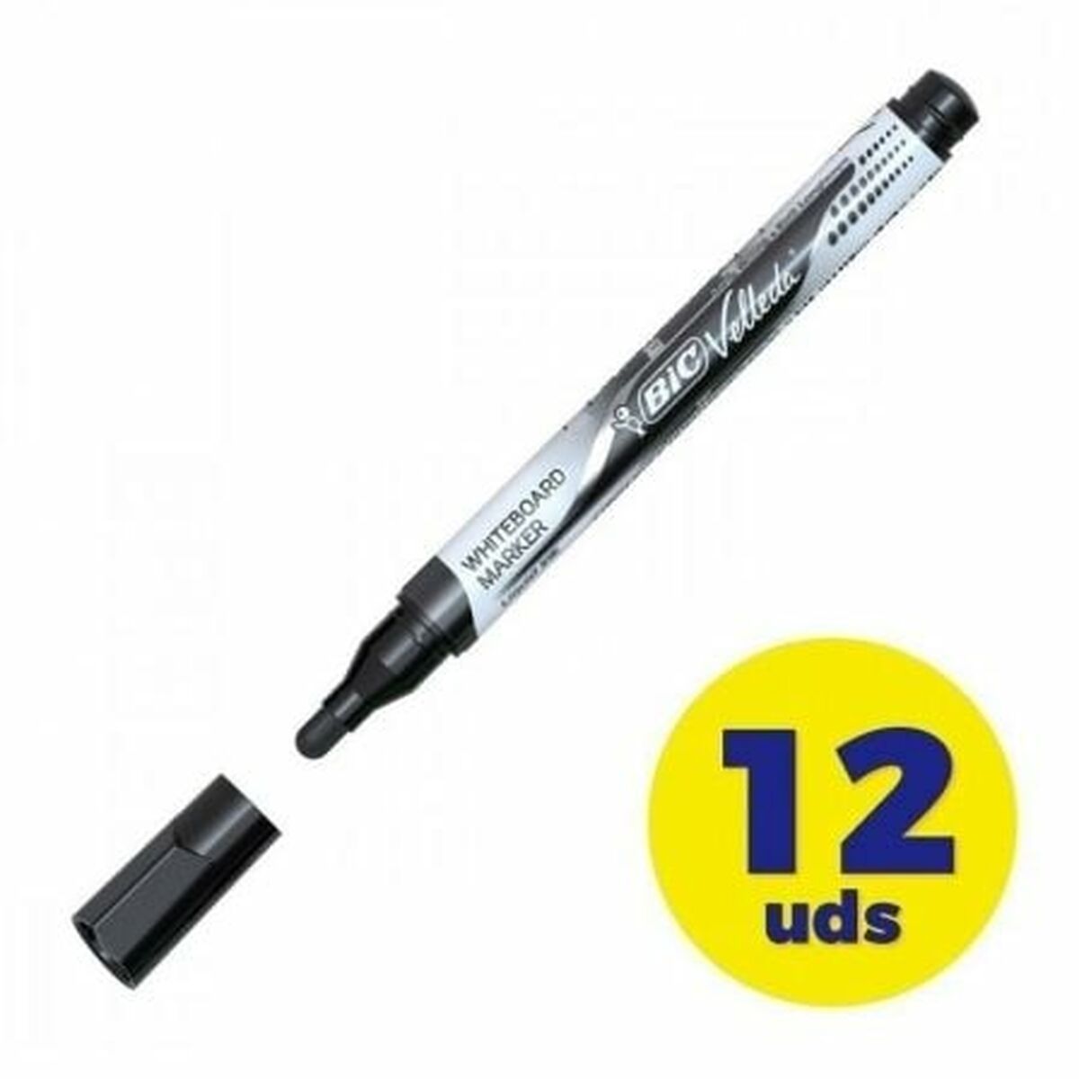 Spritpenna Bic 902088 Svart-Kontor och Kontorsmaterial, konst och hantverk-Bic-peaceofhome.se