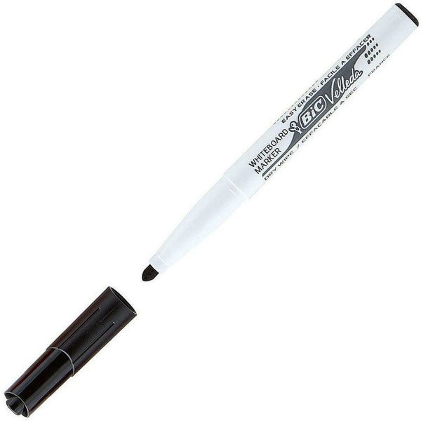 Spritpenna Bic Velleda 1741 Svart Whiteboard-Kontor och Kontorsmaterial, Kulspetspennor, pennor och skrivverktyg-Bic-peaceofhome.se