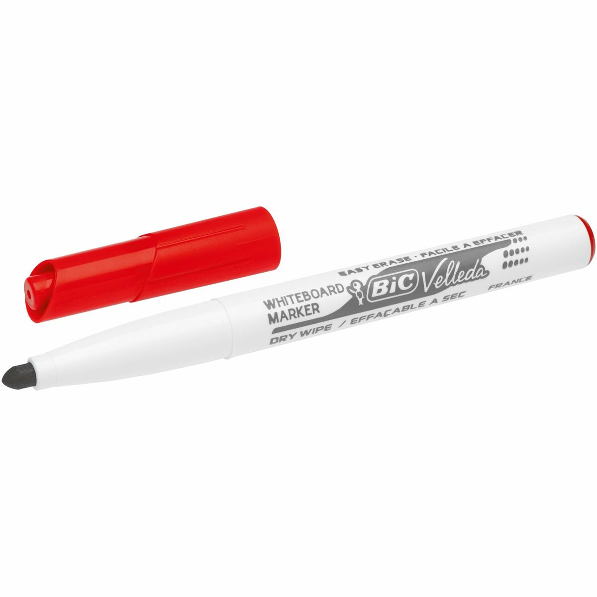 Spritpenna Bic Velleda 1741 Vit Röd Whiteboard-Kontor och Kontorsmaterial, konst och hantverk-Bic-peaceofhome.se