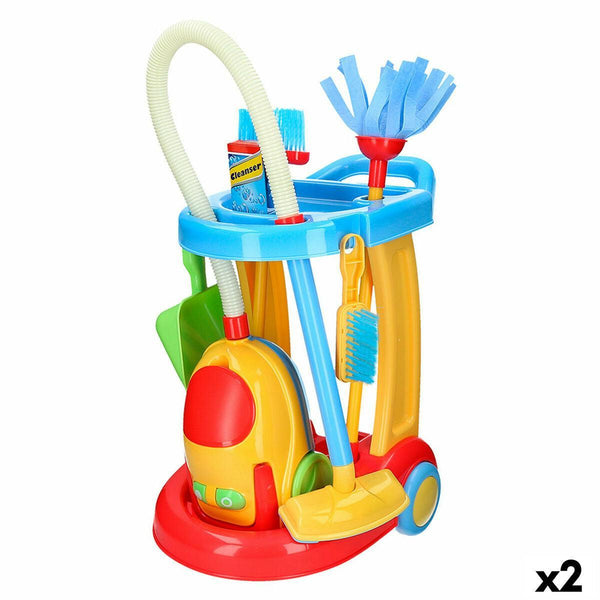 Städvagn med accessoarer PlayGo 30,5 x 67 x 37 cm (2 antal)-Leksaker och spel, Imitera spel-PlayGo-peaceofhome.se
