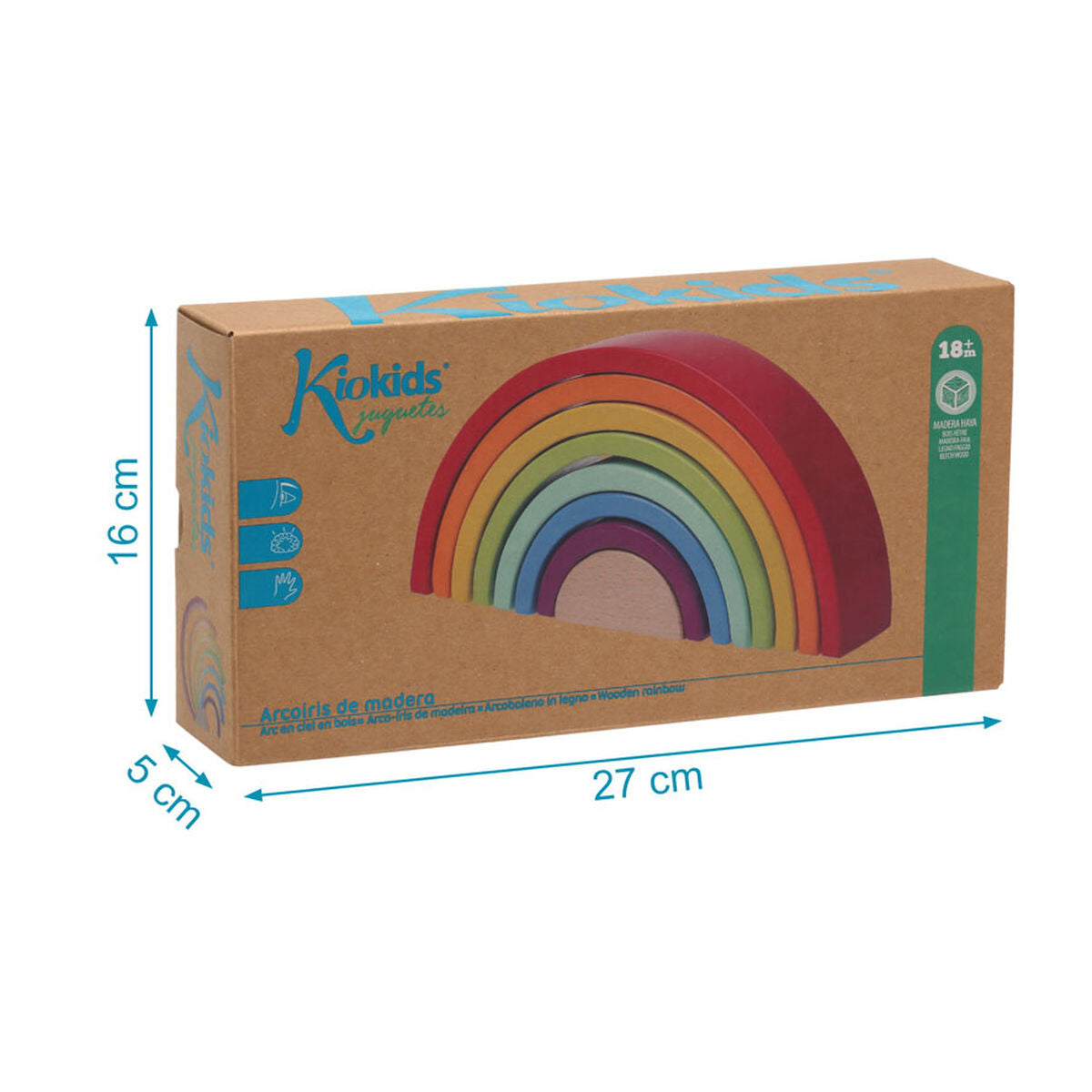 Staplingsbara block 8 Delar-Bebis, Leksaker för småbarn-BigBuy Kids-peaceofhome.se
