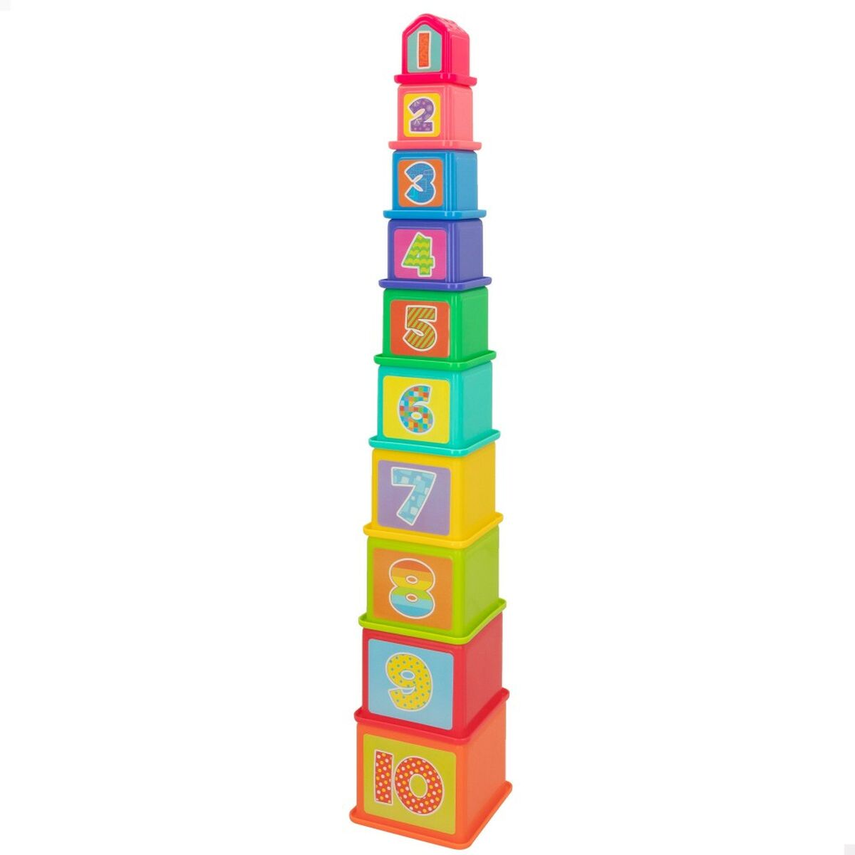 Staplingsbara block PlayGo 4 antal 10,2 x 50,8 x 10,2 cm-Bebis, Leksaker för småbarn-PlayGo-peaceofhome.se