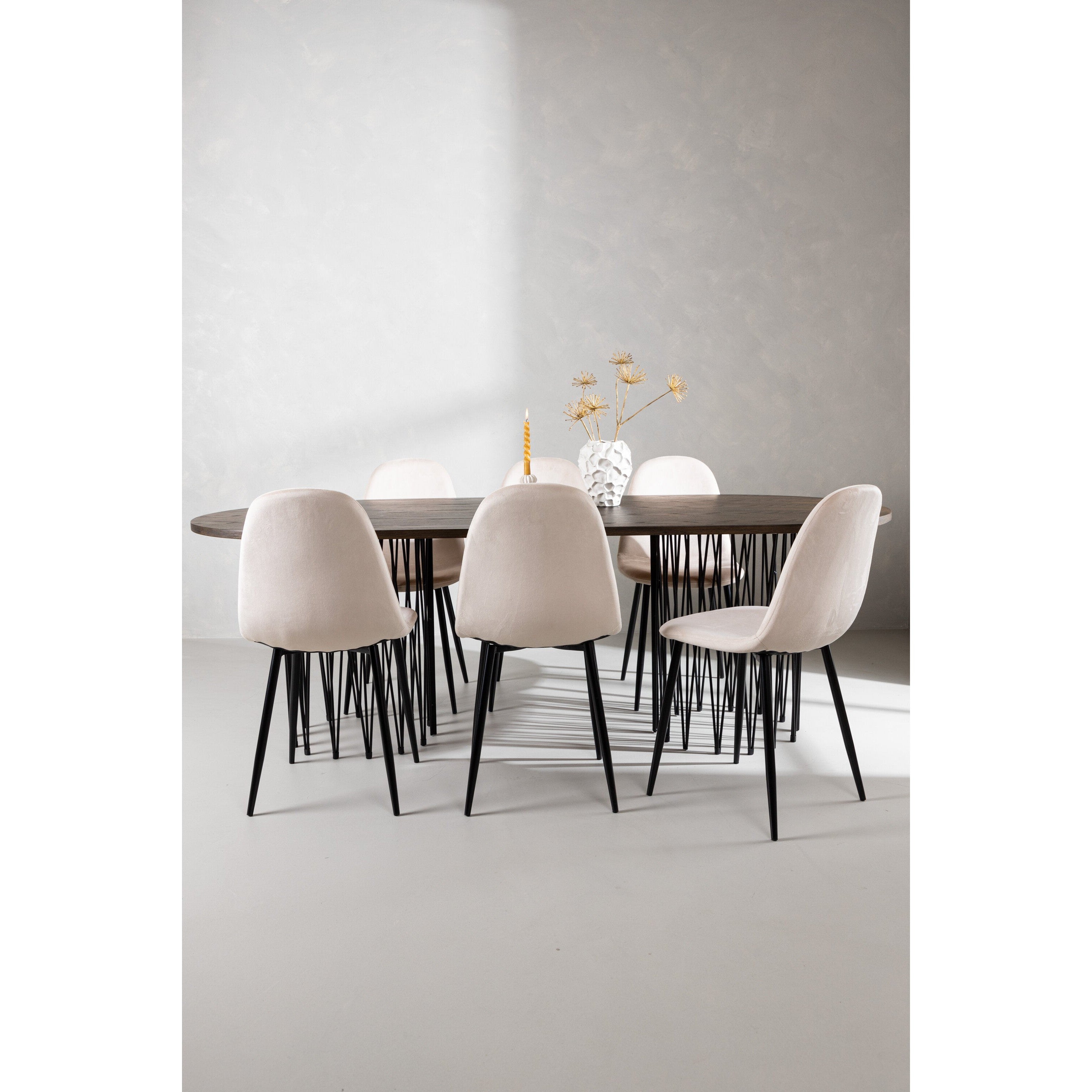 Stone Oval Matgrupp-GR Dining Set-Venture Home-peaceofhome.se