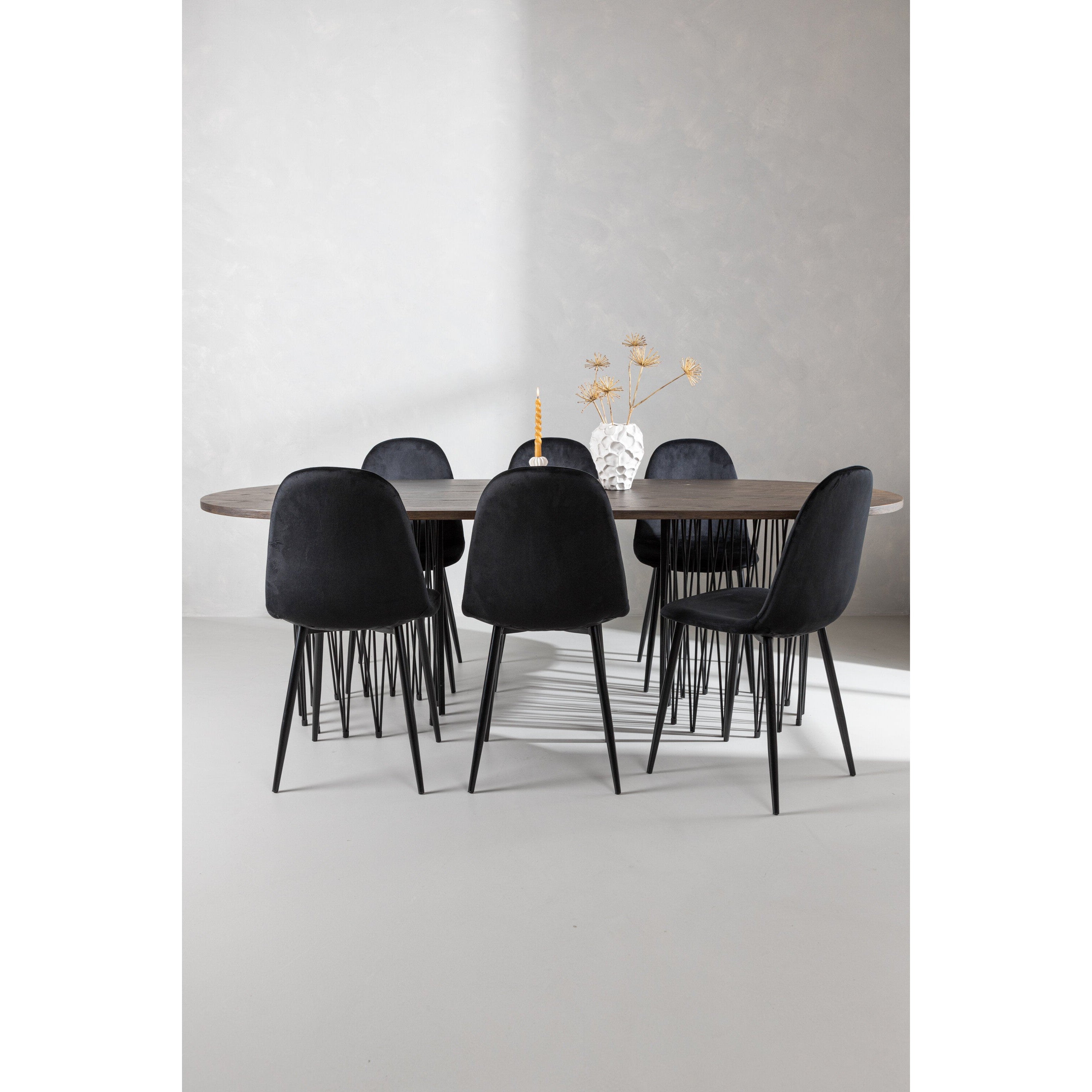 Stone Oval Matgrupp-GR Dining Set-Venture Home-peaceofhome.se