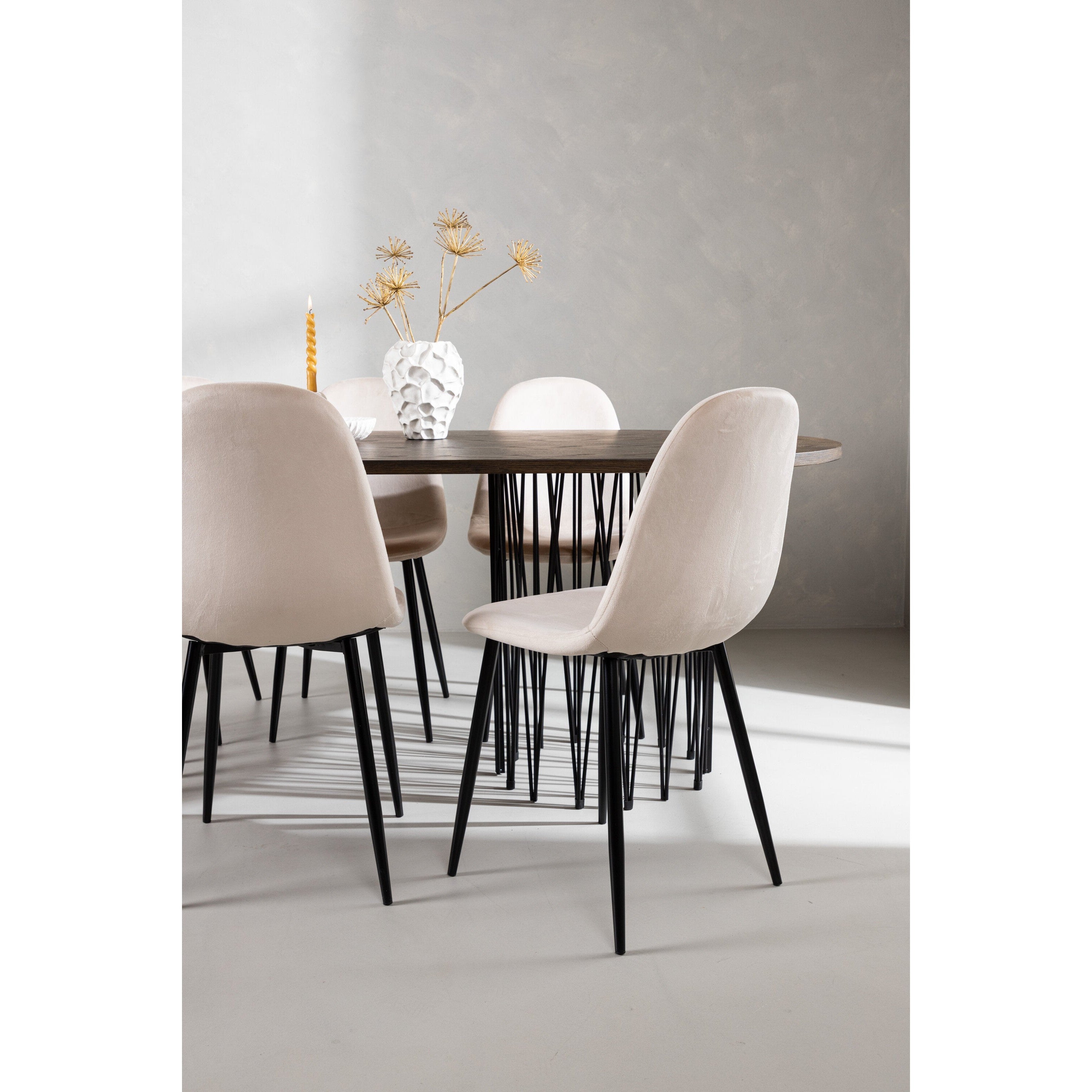 Stone Oval Matgrupp-GR Dining Set-Venture Home-peaceofhome.se