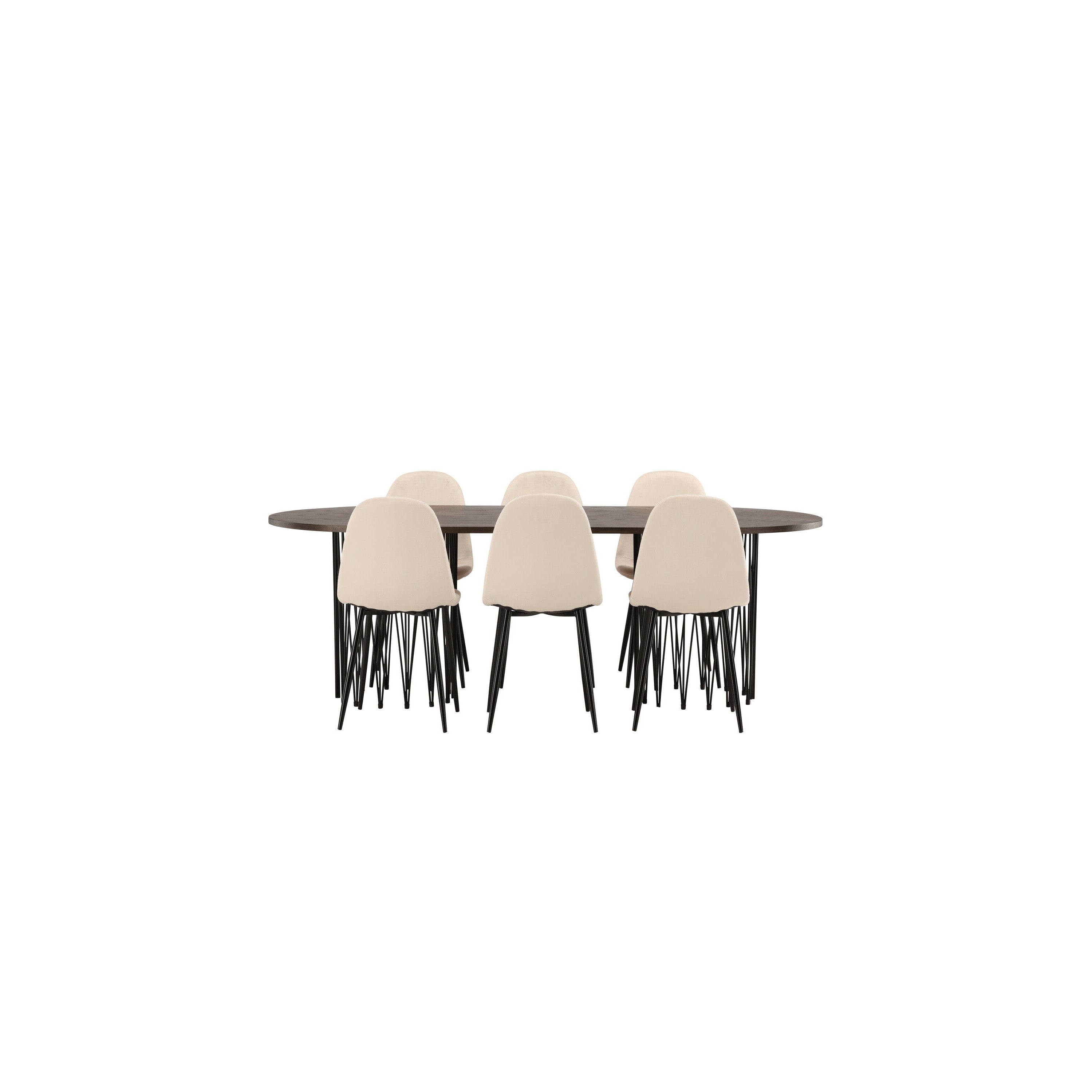 Stone Oval Matgrupp-GR Dining Set-Venture Home-peaceofhome.se