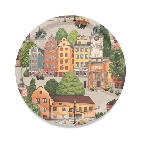 Stortorget rund bricka 31 cm-Heminredning-Arvidssons Textil-peaceofhome.se