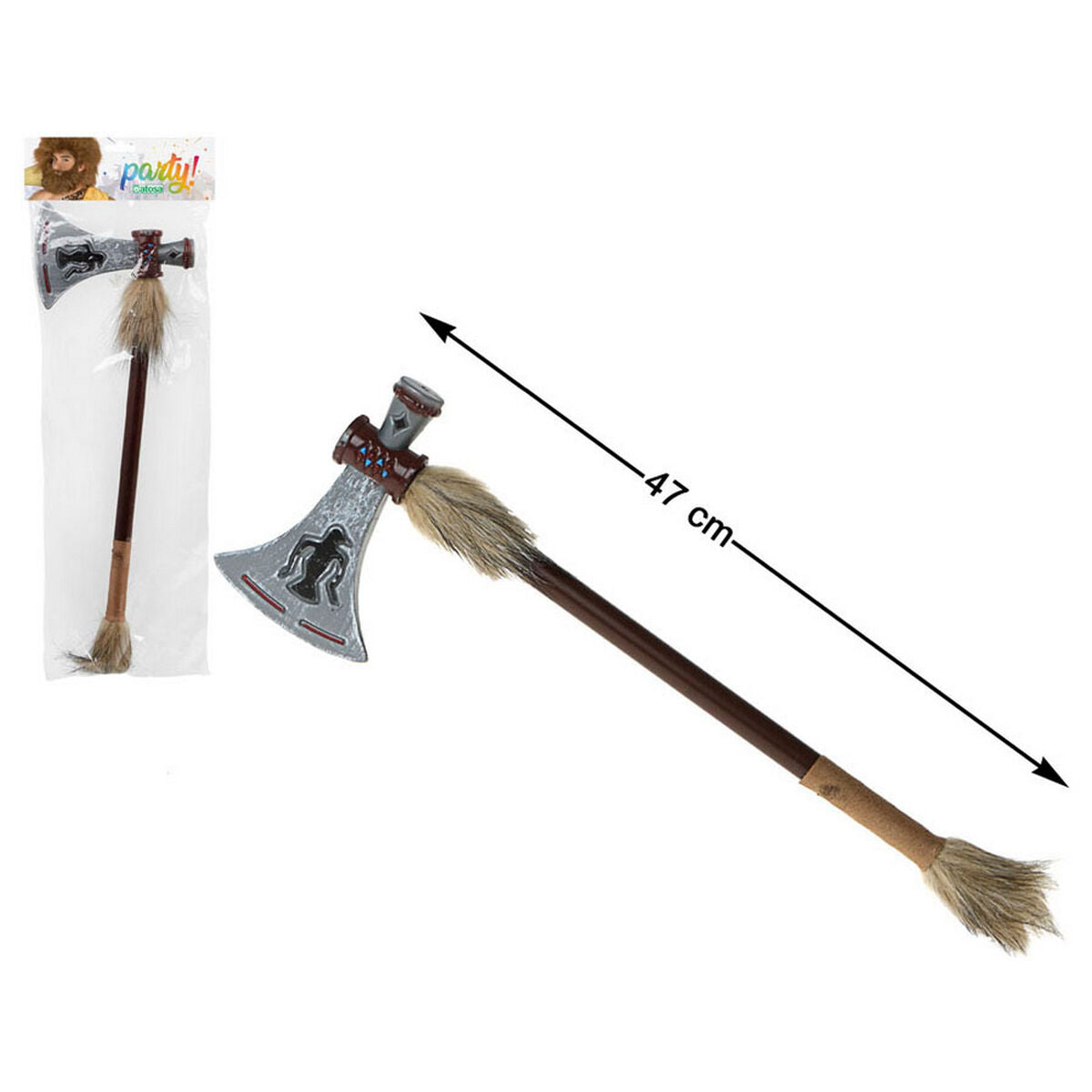 Stridsyxa 47 cm Viking-Leksaker och spel, Fancy klänning och accessoarer-BigBuy Fun-peaceofhome.se