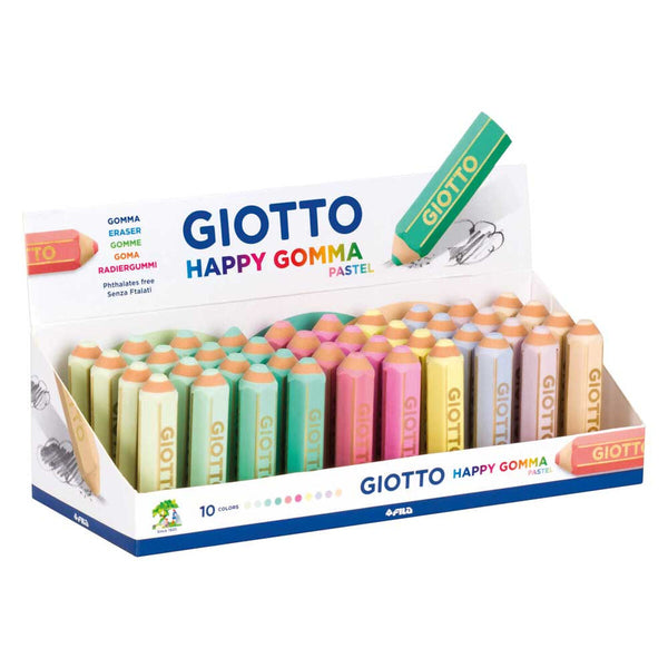 Suddgummi Giotto Happy Gomma Multicolour Bakverk Gummi 40 Delar-Kontor och Kontorsmaterial, konst och hantverk-Giotto-peaceofhome.se