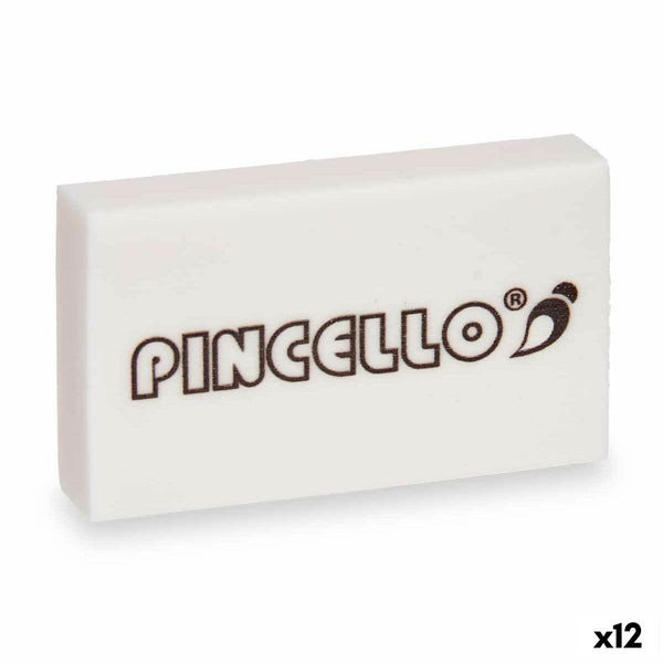 Suddgummi Pincello 485 485 Vit 9 x 16 x 1,5 cm (12 antal)-Kontor och Kontorsmaterial, konst och hantverk-Pincello-peaceofhome.se