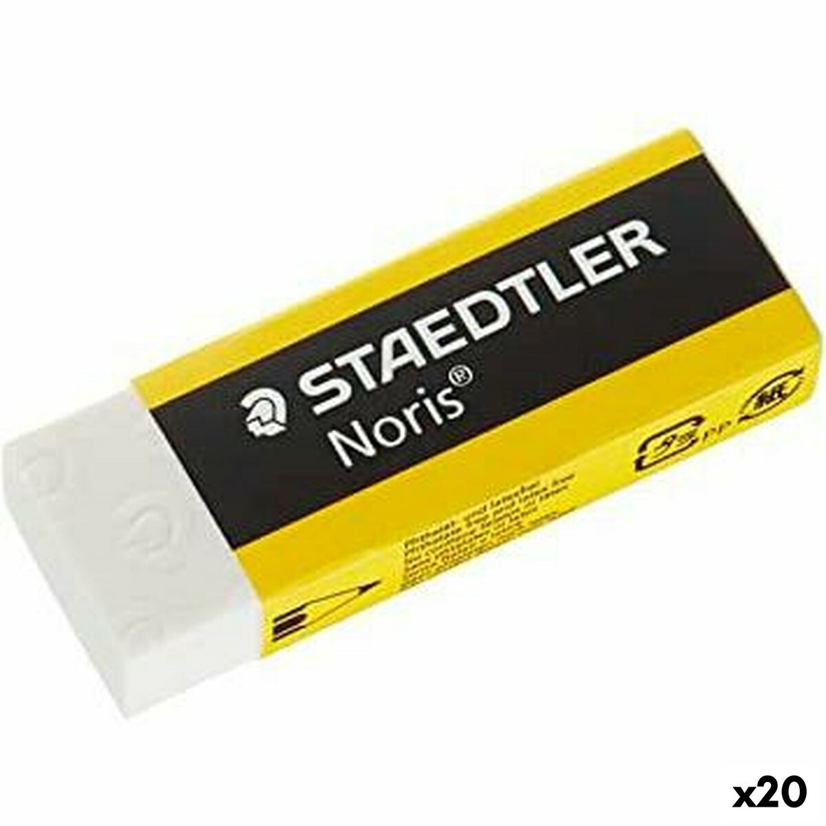 Suddgummi Staedtler Noris (20 antal)-Kontor och Kontorsmaterial, konst och hantverk-Staedtler-peaceofhome.se