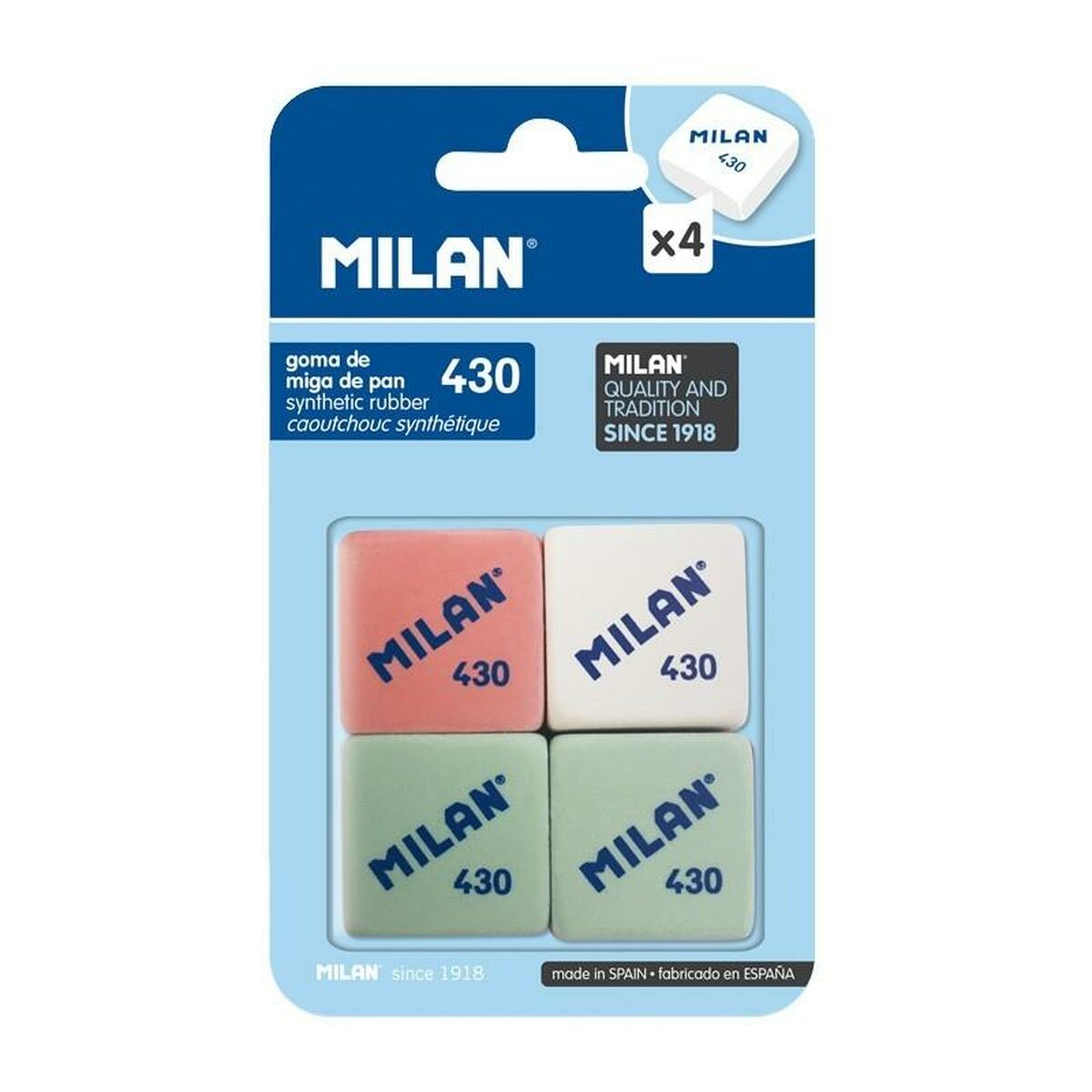 Sudgummiset Milan 4 Delar (25 antal)-Kontor och Kontorsmaterial, konst och hantverk-Milan-peaceofhome.se