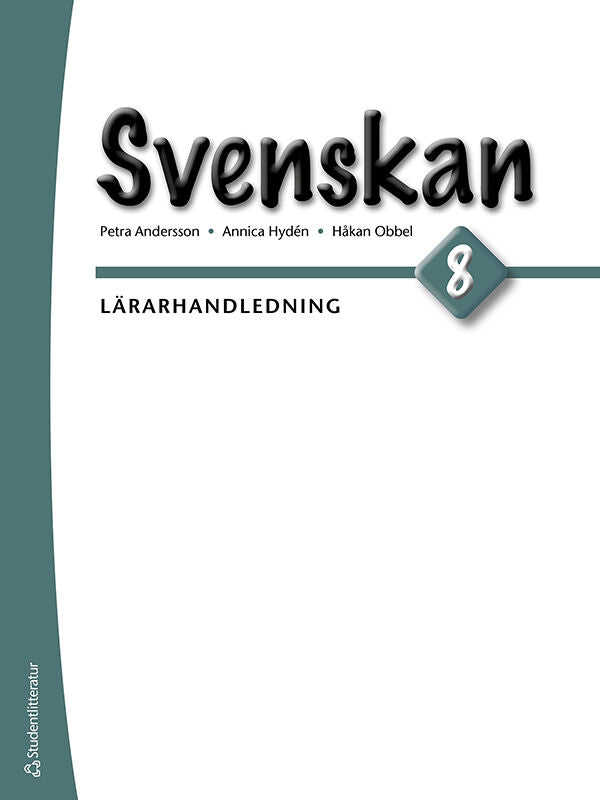 Svenskan 8 - Digital lärarlicens 12 mån-Digitala böcker-Studentlitteratur AB-M12-peaceofhome.se