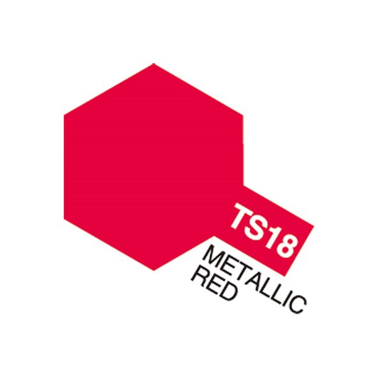 TAMIYA TS-18 Metallic Red 85018 färg, farve, väri-Färg-Klevrings Sverige-peaceofhome.se
