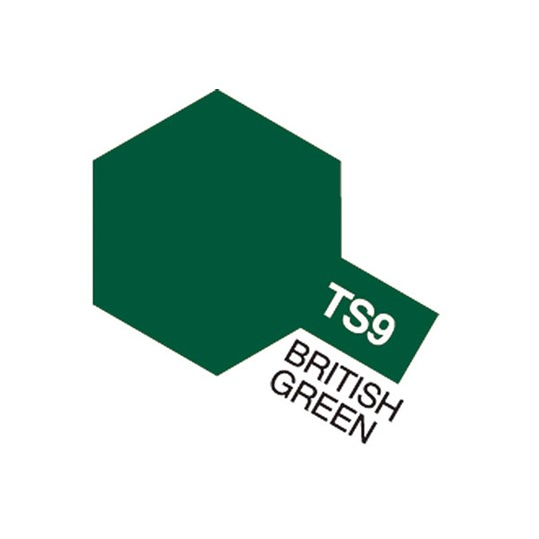 TAMIYA TS-9 British Green 85009 färg, farve, väri-Färg-Klevrings Sverige-peaceofhome.se