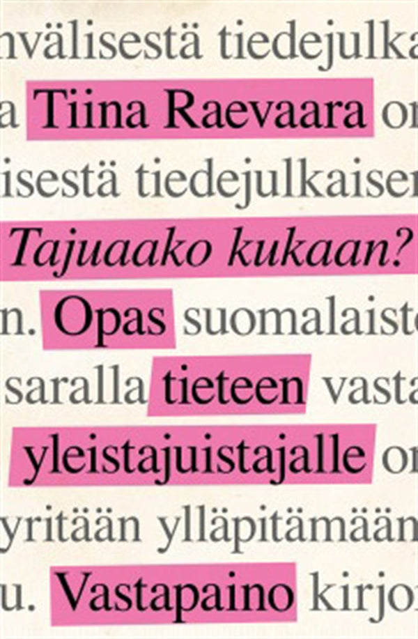 Tajuaako kukaan? – E-bok – Laddas ner-Digitala böcker-Axiell-peaceofhome.se