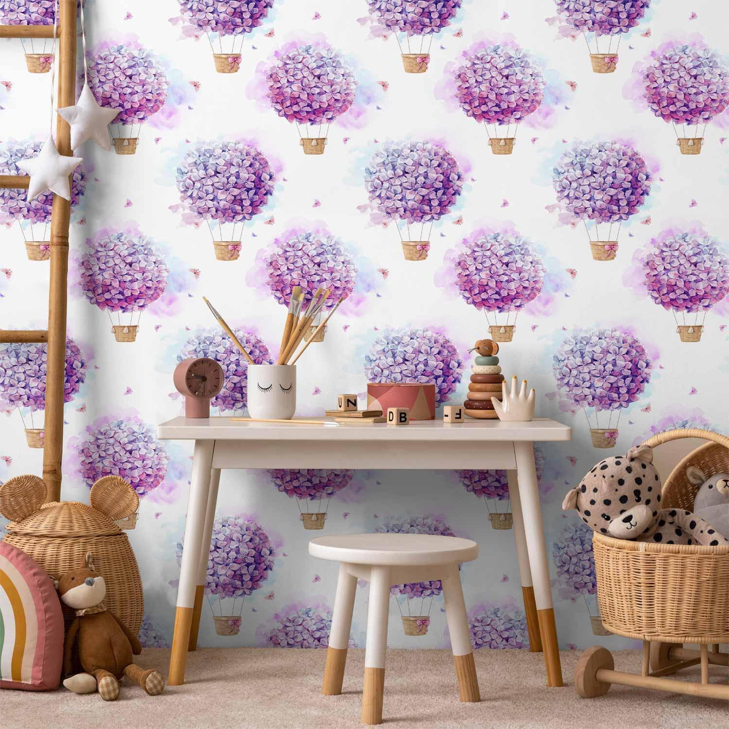 Tapet - Balloons of Flowers-Tapeter-Artgeist-peaceofhome.se