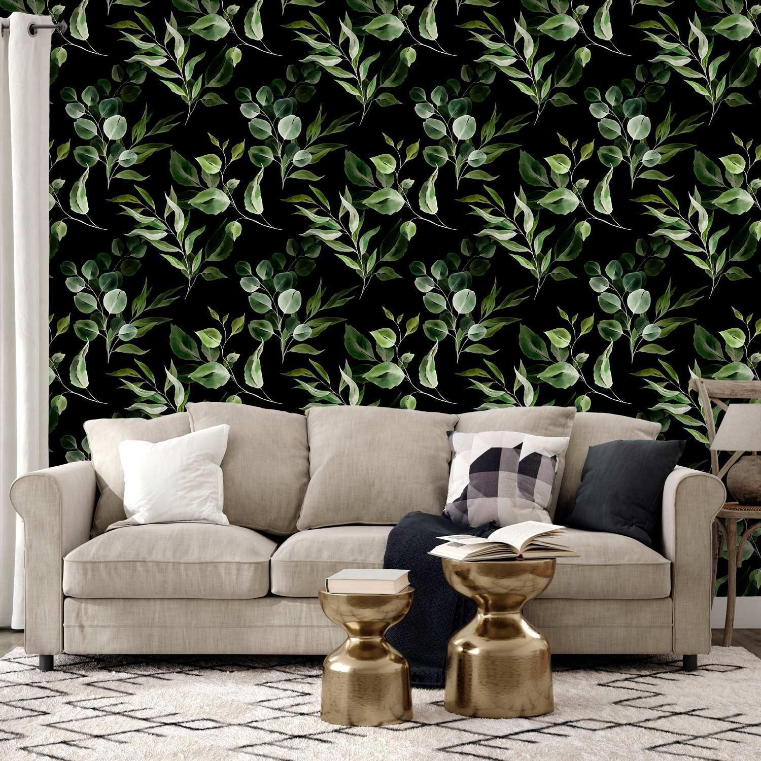 Tapet - Bouquet of Greenery-Tapeter-Artgeist-peaceofhome.se