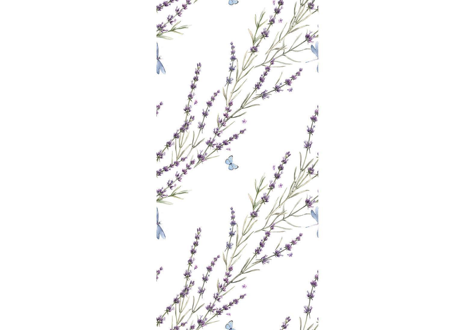 Tapet - Butterflies Among the Lavender-Tapeter-Artgeist-peaceofhome.se