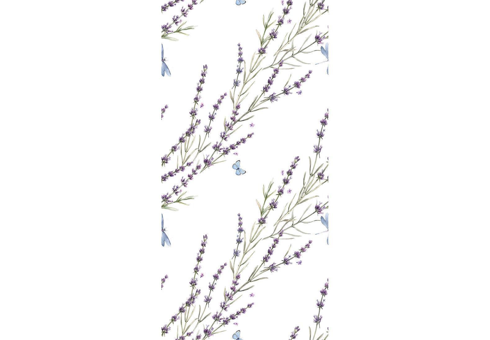 Tapet - Butterflies Among the Lavender-Tapeter-Artgeist-peaceofhome.se