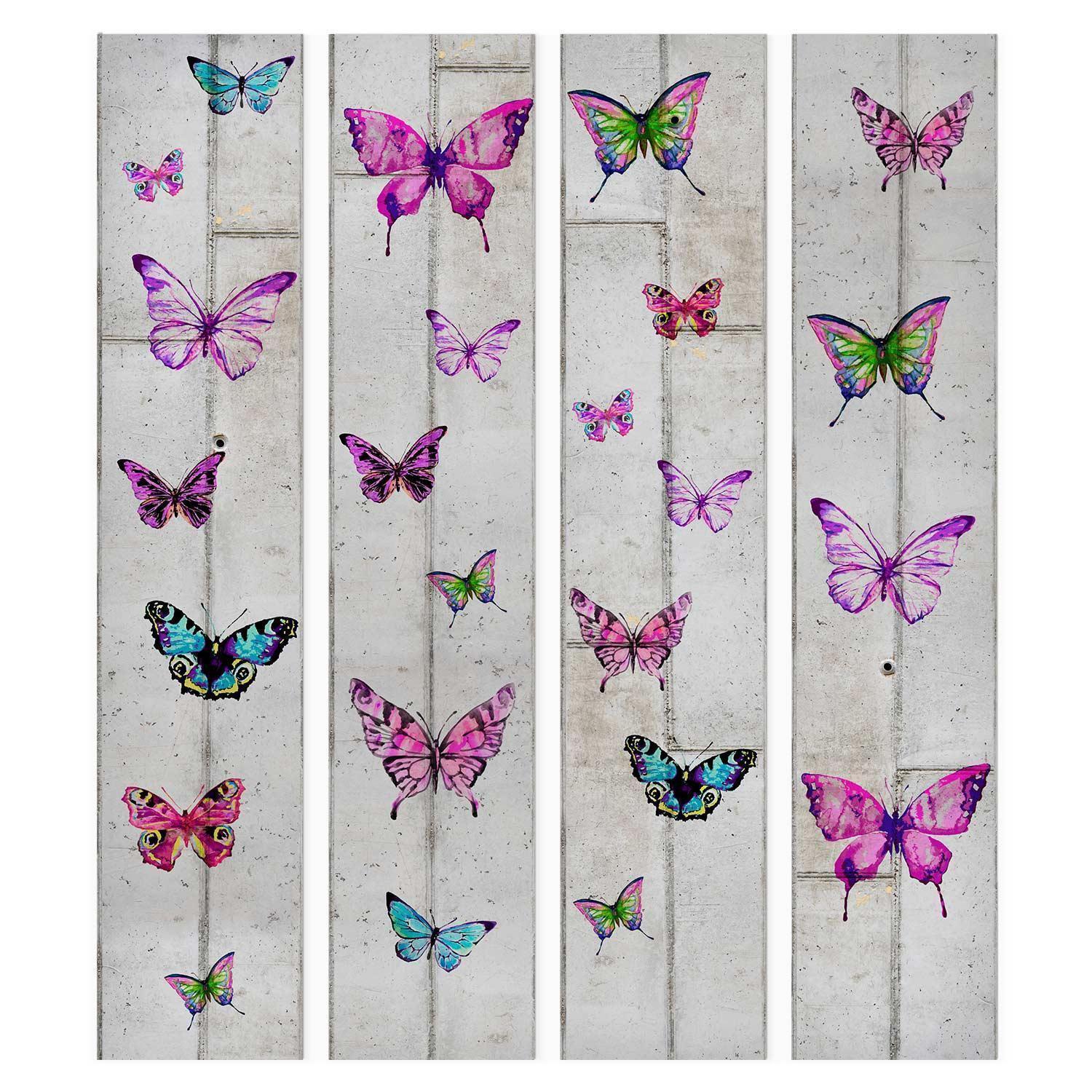 Tapet - Butterflies and Concrete-Tapeter-Artgeist-50x1000-peaceofhome.se