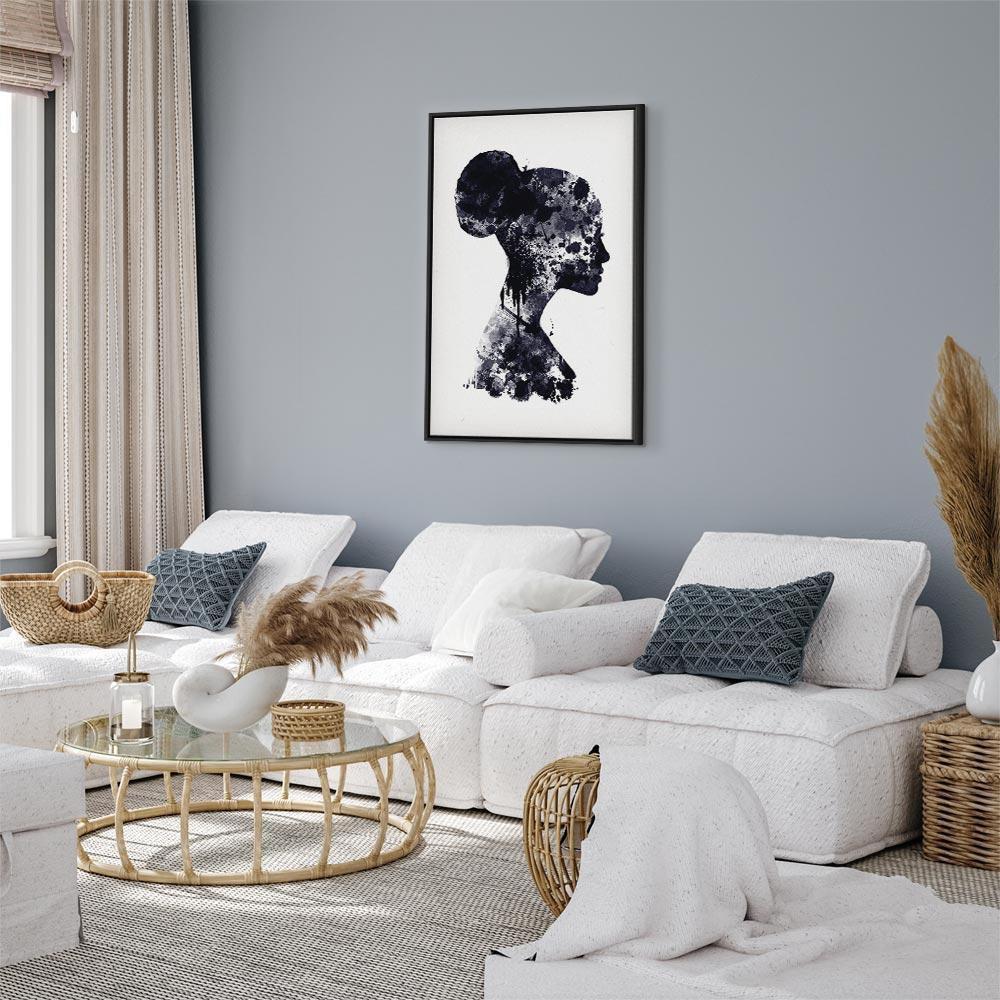 Tavla - Abstract Profile (1 Part) Vertical-Tavlor-Artgeist-peaceofhome.se