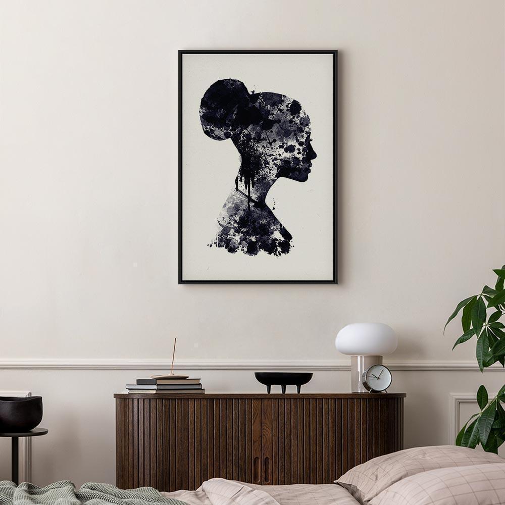 Tavla - Abstract Profile (1 Part) Vertical-Tavlor-Artgeist-peaceofhome.se