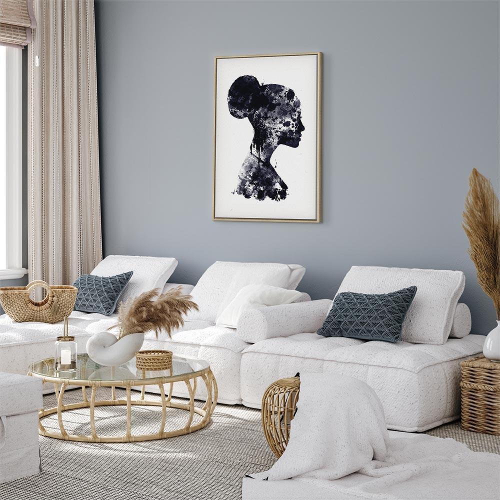 Tavla - Abstract Profile (1 Part) Vertical-Tavlor-Artgeist-peaceofhome.se