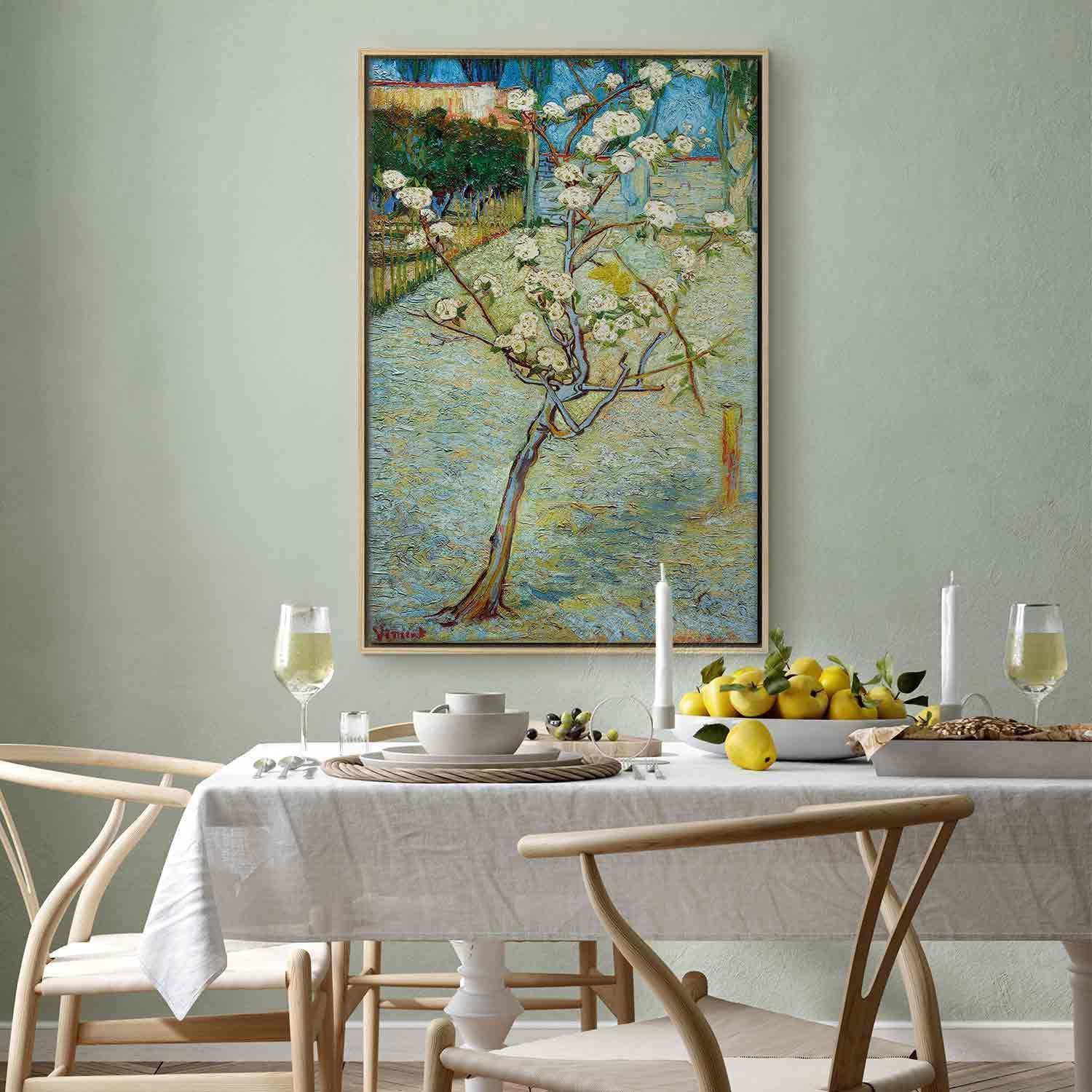 Tavla - Blossoming Pear Tree-Tavlor-Artgeist-peaceofhome.se