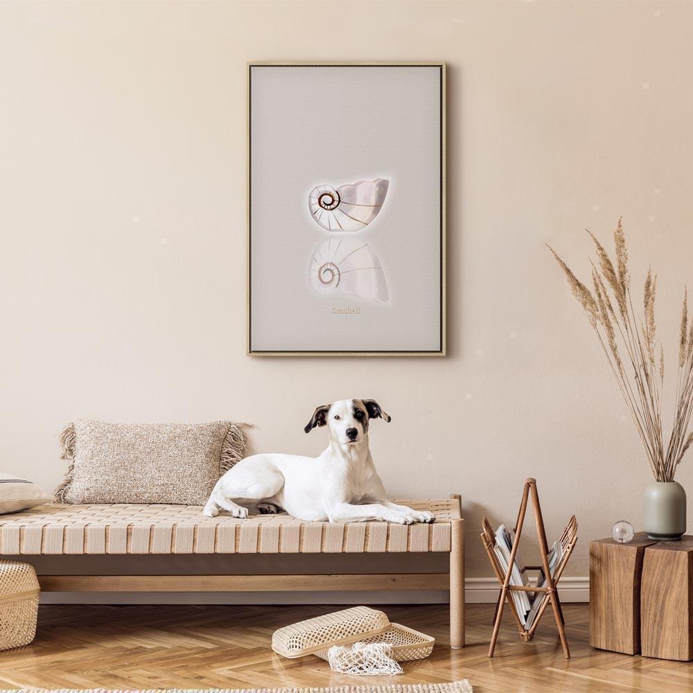 Tavla - Ceramic Shell (1 Part) Vertical-Tavlor-Artgeist-peaceofhome.se