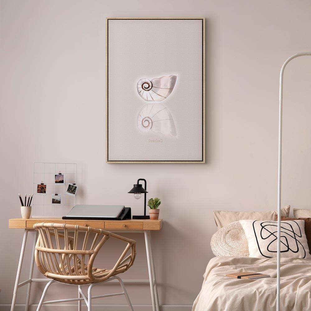 Tavla - Ceramic Shell (1 Part) Vertical-Tavlor-Artgeist-peaceofhome.se