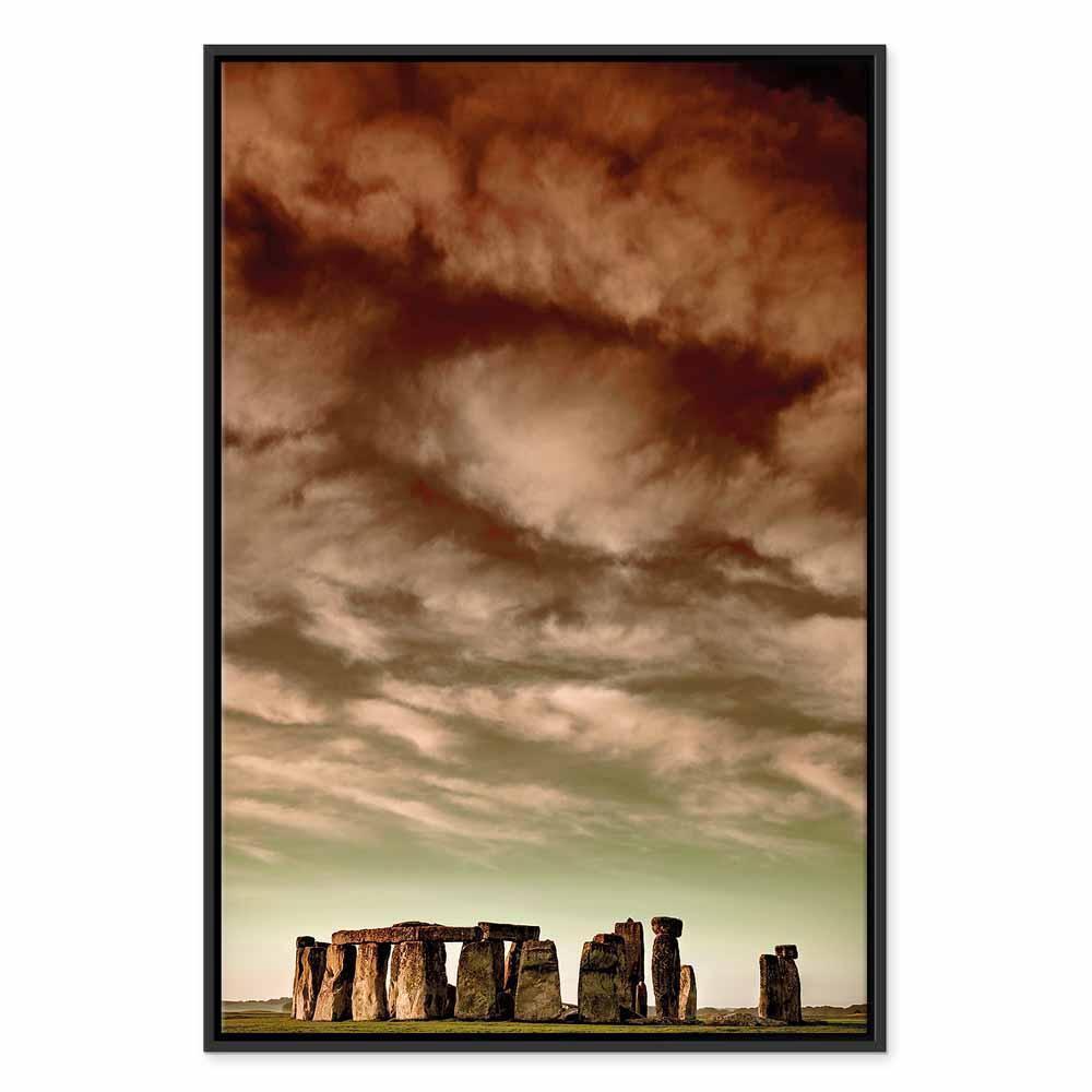 Tavla - Clouds Over Stonehenge (1 Part) Vertical-Tavlor-Artgeist-peaceofhome.se