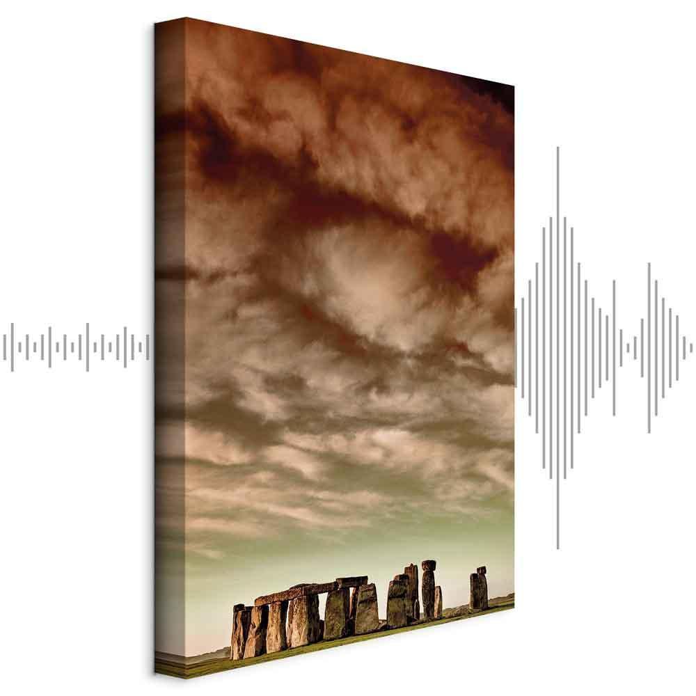 Tavla - Clouds Over Stonehenge (1 Part) Vertical-Tavlor-Artgeist-peaceofhome.se