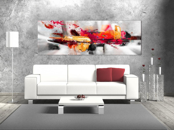 Tavla - Colourful Installation (1 Part) Narrow-Tavlor-Artgeist-Premium print-90x30-peaceofhome.se