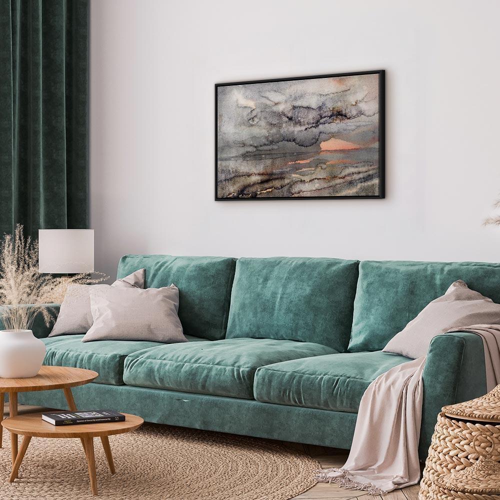 Tavla - Connected Clouds (1 Part) Wide-Tavlor-Artgeist-peaceofhome.se