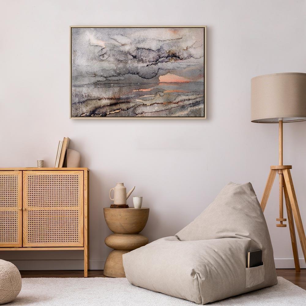 Tavla - Connected Clouds (1 Part) Wide-Tavlor-Artgeist-peaceofhome.se