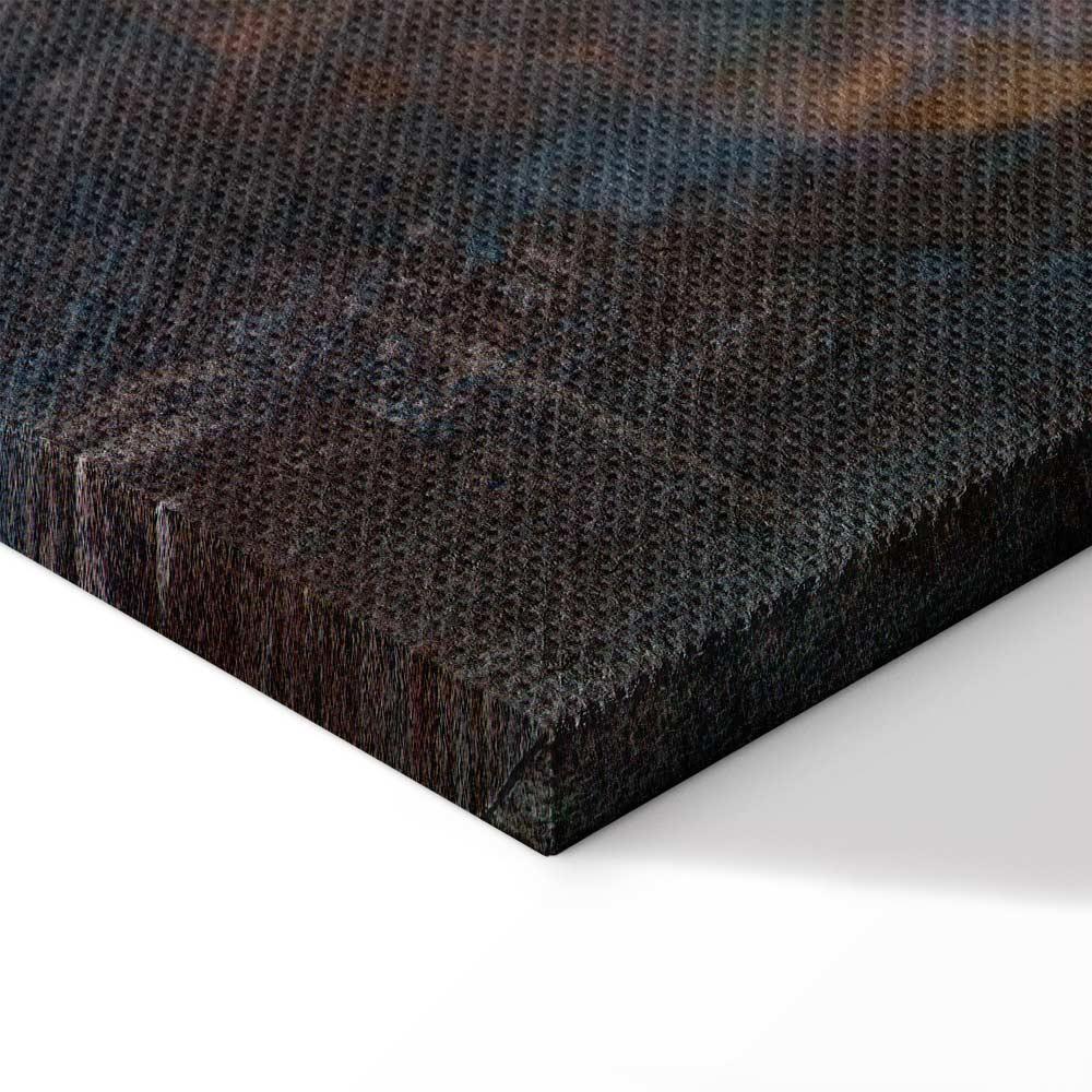 Tavla - Copper Leaves (1 Part) Wide-Tavlor-Artgeist-peaceofhome.se