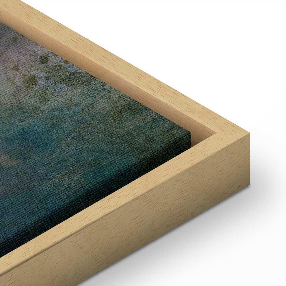 Tavla - Copper Leaves (1 Part) Wide-Tavlor-Artgeist-peaceofhome.se