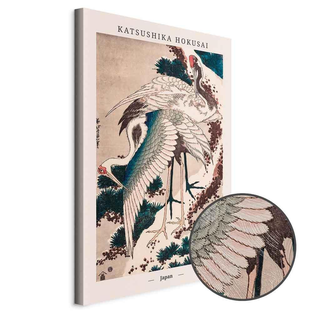 Tavla - Cranes (1 Part) Vertical-Tavlor-Artgeist-peaceofhome.se