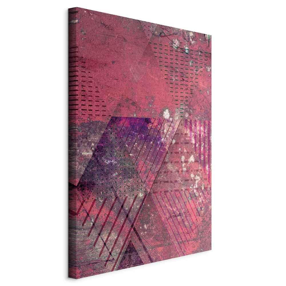 Tavla - Crimson Abstraction (1 Part) Vertical-Tavlor-Artgeist-peaceofhome.se