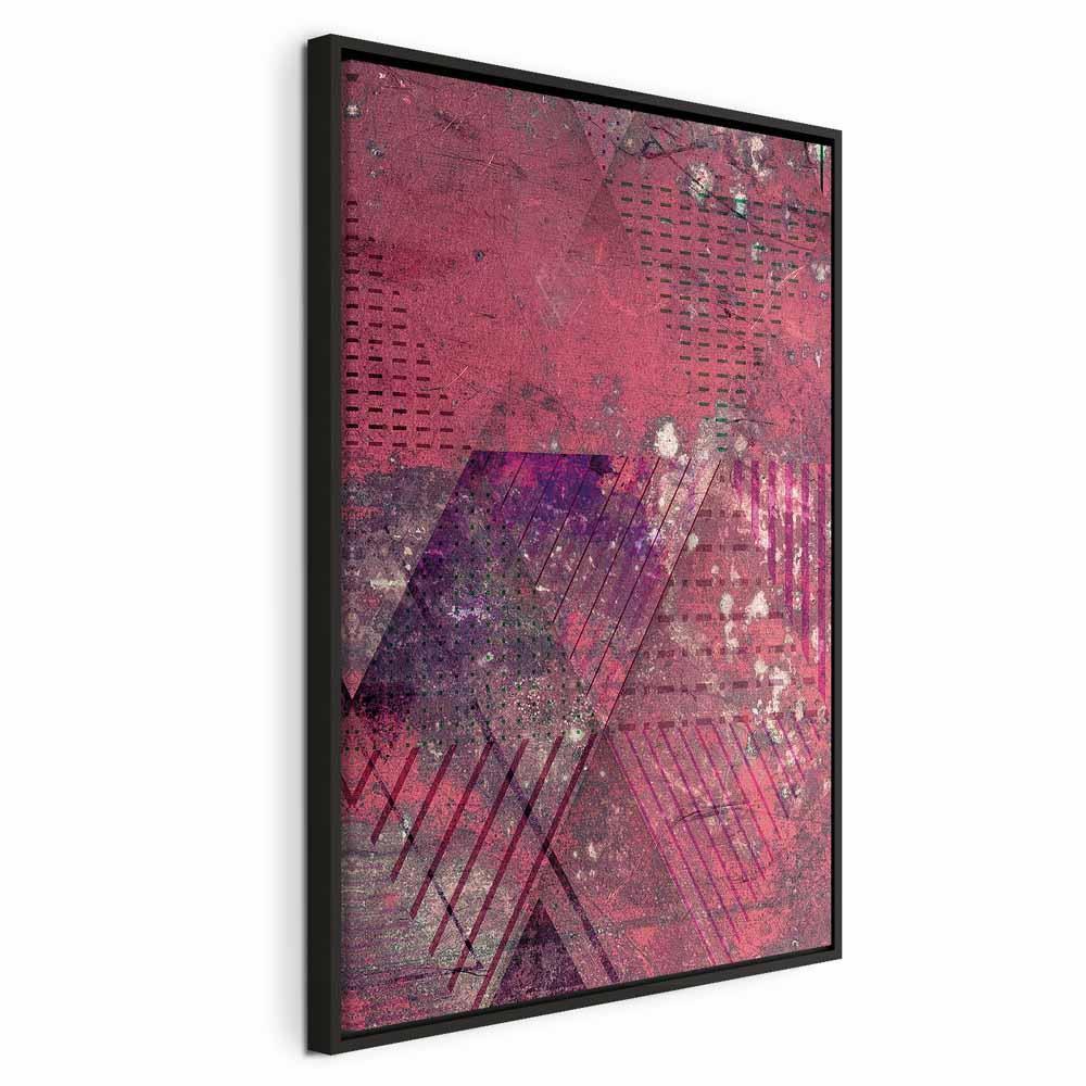 Tavla - Crimson Abstraction (1 Part) Vertical-Tavlor-Artgeist-peaceofhome.se