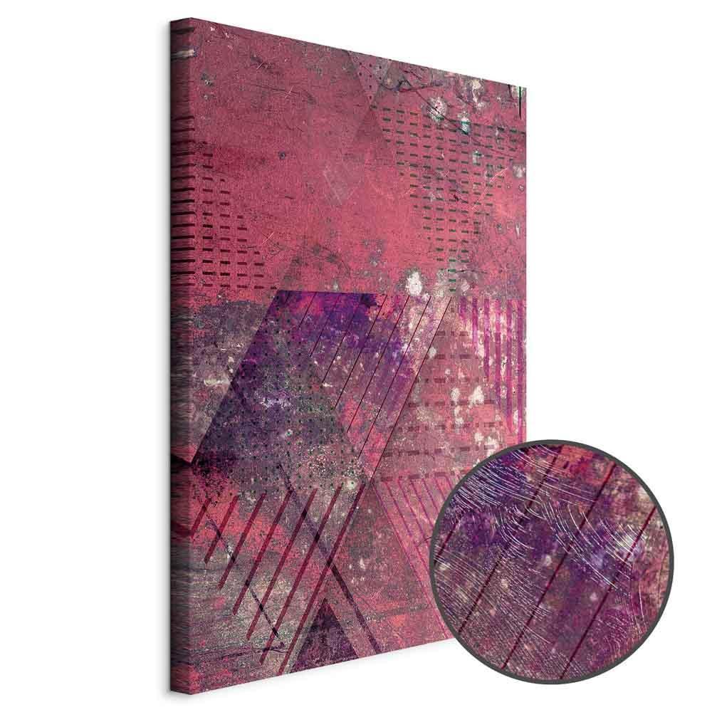 Tavla - Crimson Abstraction (1 Part) Vertical-Tavlor-Artgeist-peaceofhome.se