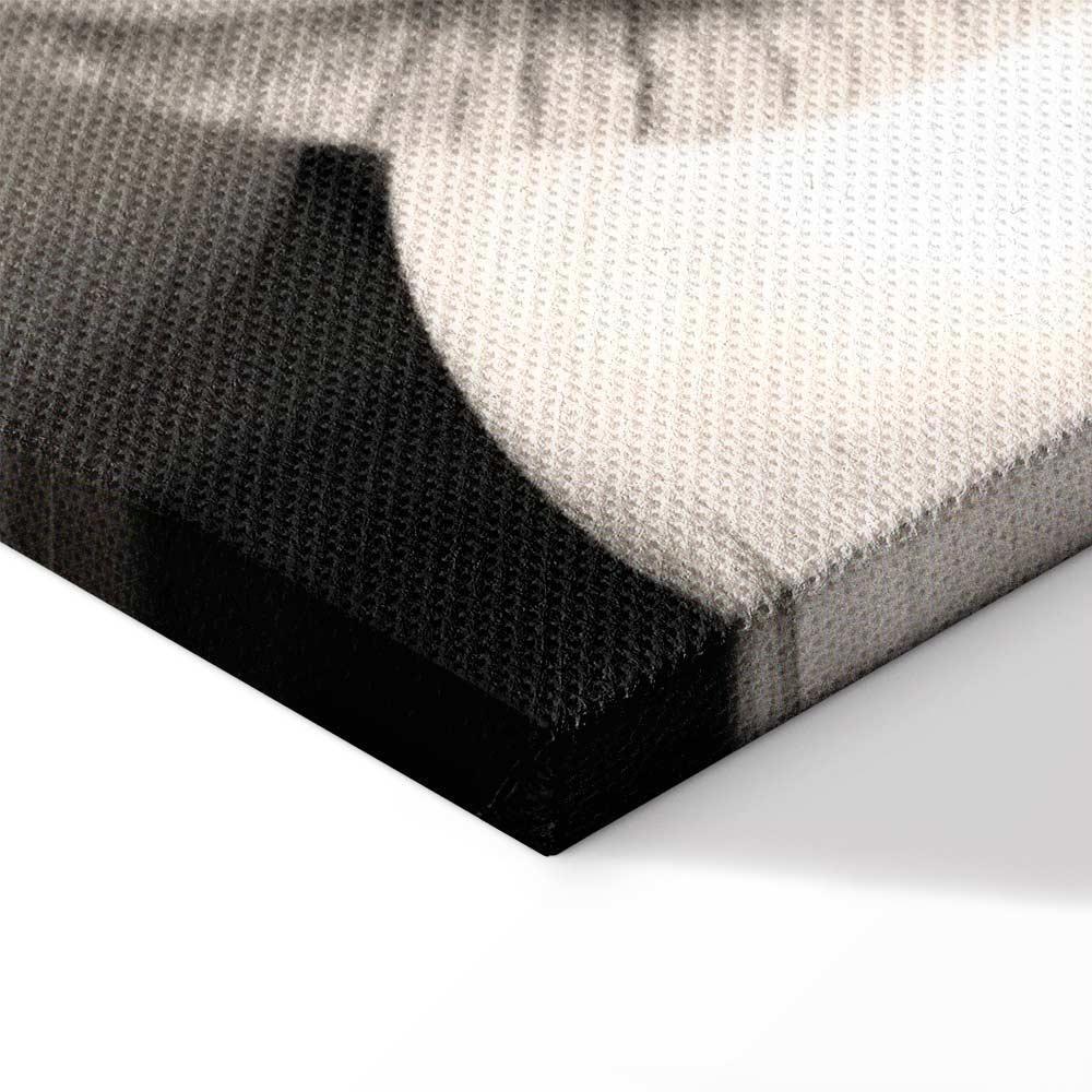 Tavla - Delicacy of Petals in Nature (1-part) - Flower in Black and White-Tavlor-Artgeist-peaceofhome.se