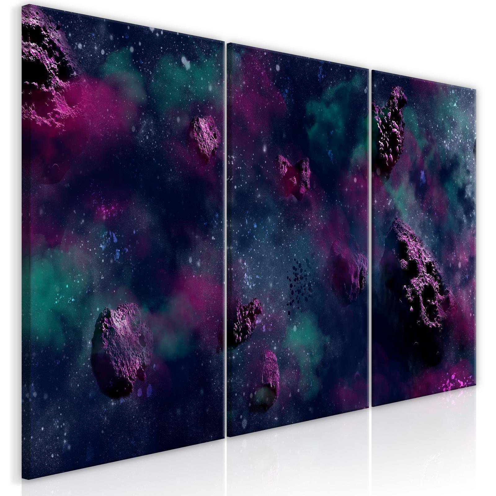 Tavla - Endless Space (3 Parts)-Tavlor-Artgeist-Premium print-120x60-peaceofhome.se